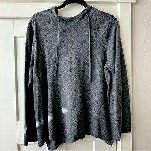 NWOT Alfani Sweater Hoodie viscose cashmere blend